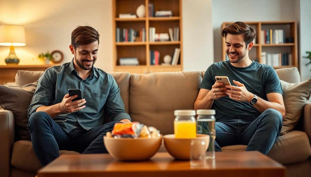 mobile viewing porn dudes