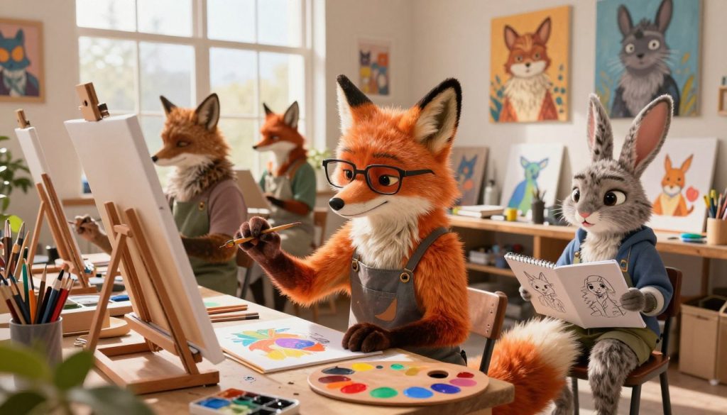 Custom NSFW furry art creation