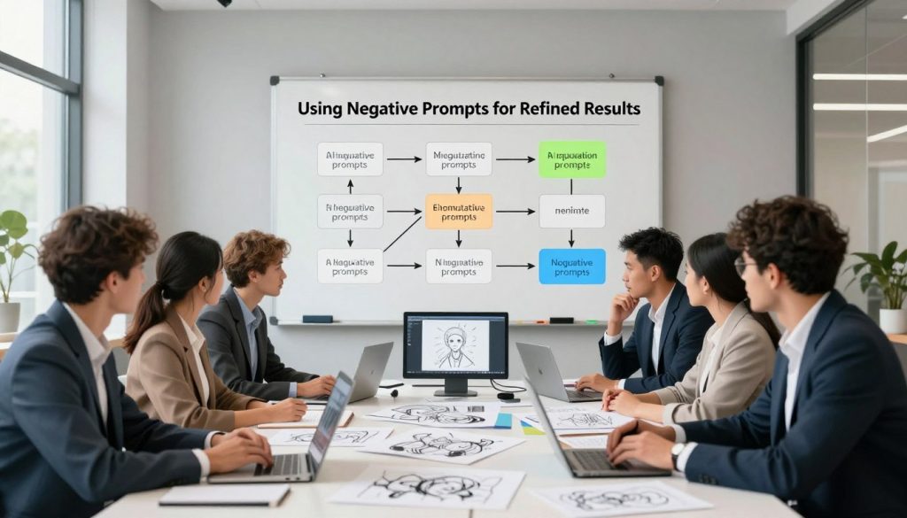 Using negative prompts for refined results Using negative prompts for refined results