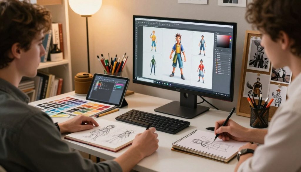 best practices for character creation workflow